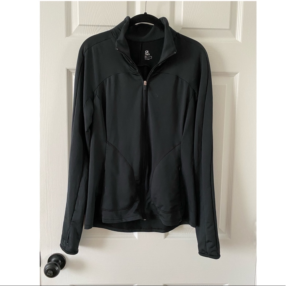 GapFit Black Athletic Jacket - Size M